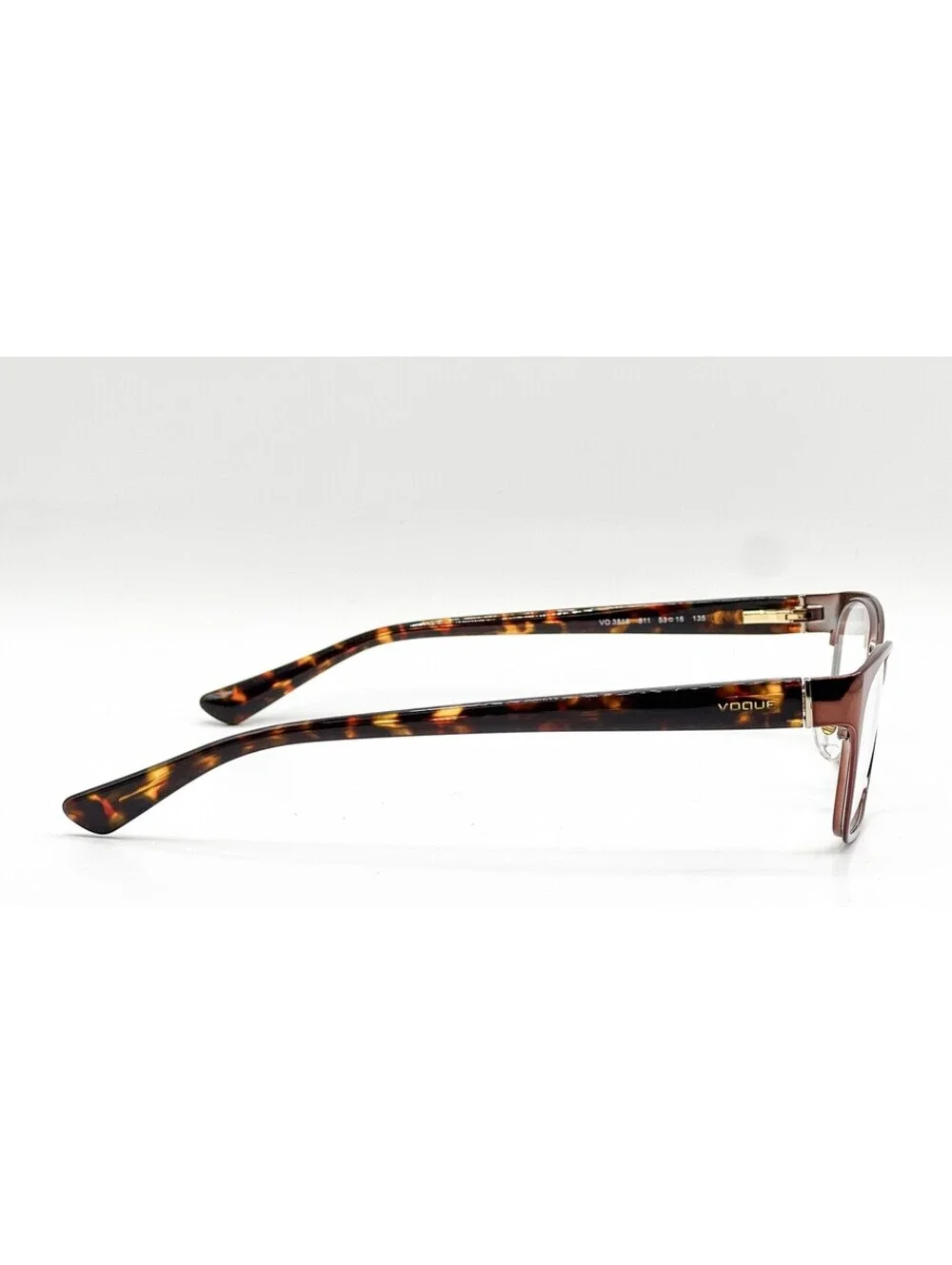 Vogue Vo 3816 811 Brown Authentic Eyeglasses 53-16-135